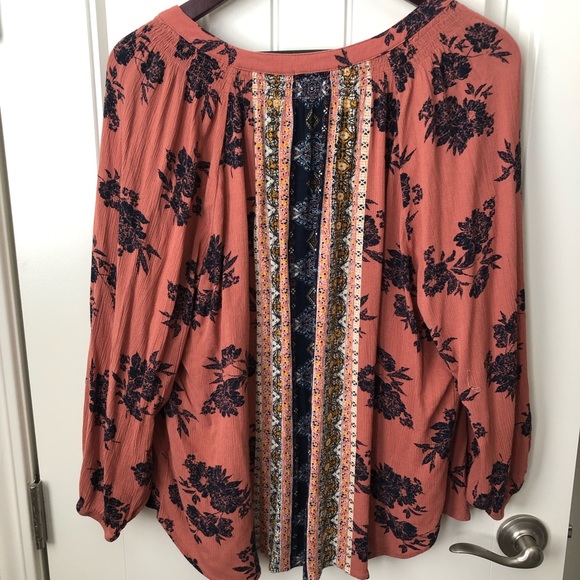 Mason & Belle 3/4 Sleeve Boho Top, Size XXL. - Picture 4 of 6